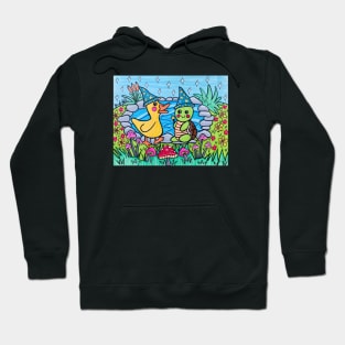 Duck and Turtle Wizard Hoodie